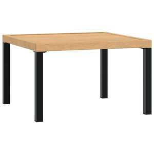 vidaXL Z&aacute;hradn&eacute; sedadlo s vank&uacute;&scaron;om čierna 65x65x40 cm hlin&iacute;k