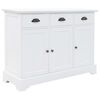 vidaXL Komoda s 3 dvierkami, MDF a borovicov&eacute; drevo 105x35x77,5 cm