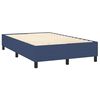 vidaXL Boxspring posteľ s matracom modr&aacute; 120x200 cm l&aacute;tka