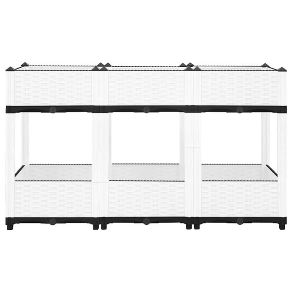 vidaXL Vyv&yacute;&scaron;en&yacute; z&aacute;hon 120x40x71 cm polypropyl&eacute;n