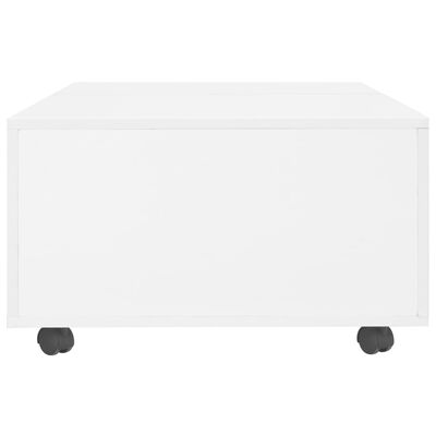 vidaXL Konferenčný stolík biely 120x60x35 cm vysoko-lesklý
