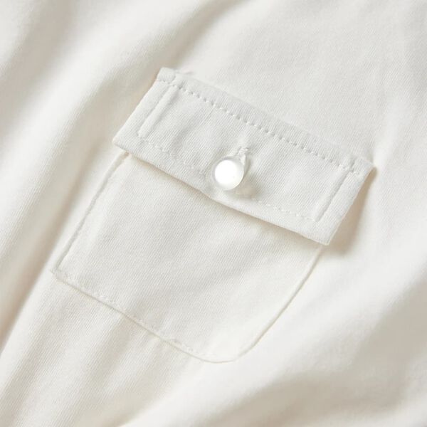 Detské šaty s krátkymi rukávmi svetlobéžová 104