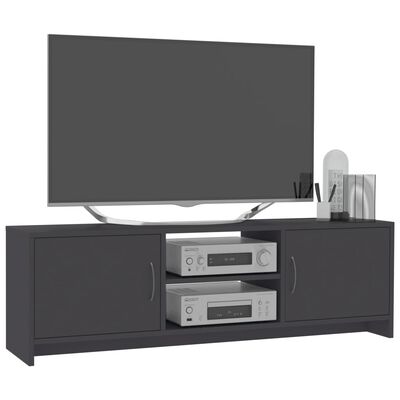 vidaXL TV skrinka sivá 120x30x37,5 cm drevotrieska