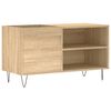vidaXL Skrinka na platne dub sonoma 85x38x48 cm kompozitn&eacute; drevo