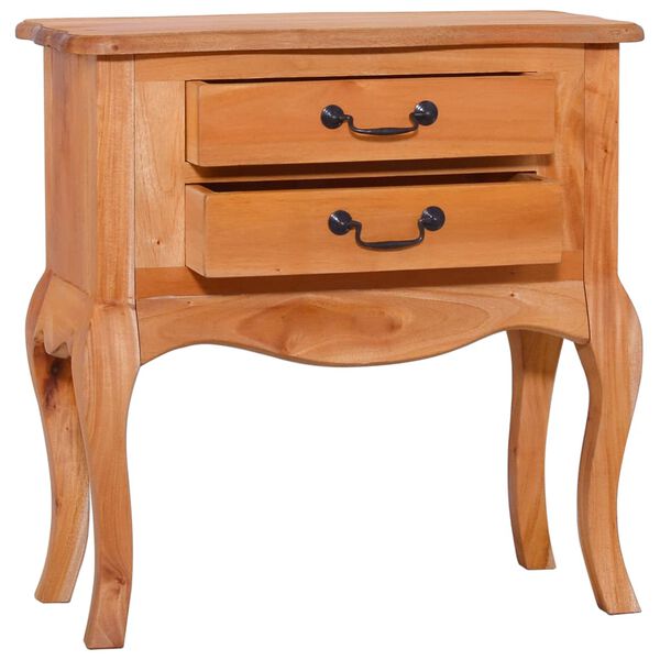 vidaXL Pr&iacute;ručn&yacute; stol&iacute;k 60x30x60 cm, mahag&oacute;nov&yacute; mas&iacute;v