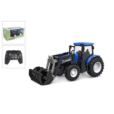 Kids Globe Traktor na DO 2,4 GHz 27 cm modrý a čierny