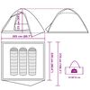 vidaXL Kempingov&yacute; stan, kupola, 3 osoby, mask&aacute;čov&yacute;, vodoodoln&yacute;