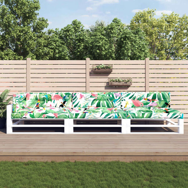 vidaXL Podložky na paletov&uacute; sedačku 7 ks viacfarebn&eacute; l&aacute;tka