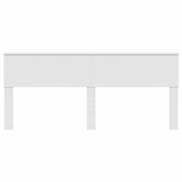 vidaXL Zadn&eacute; čelo Biela 200 cm Kompozitn&eacute; drevo