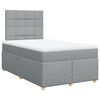 vidaXL Boxspring posteľ s matracom bledosiv&aacute; 120x200 cm l&aacute;tka