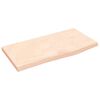 vidaXL K&uacute;peľňov&aacute; doska 60x30x2 cm neo&scaron;etren&yacute; mas&iacute;v