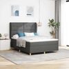 vidaXL Boxspring posteľ s matracom tmavo&scaron;ed&aacute; 90x190 cm Tmavo &scaron;ed&aacute;