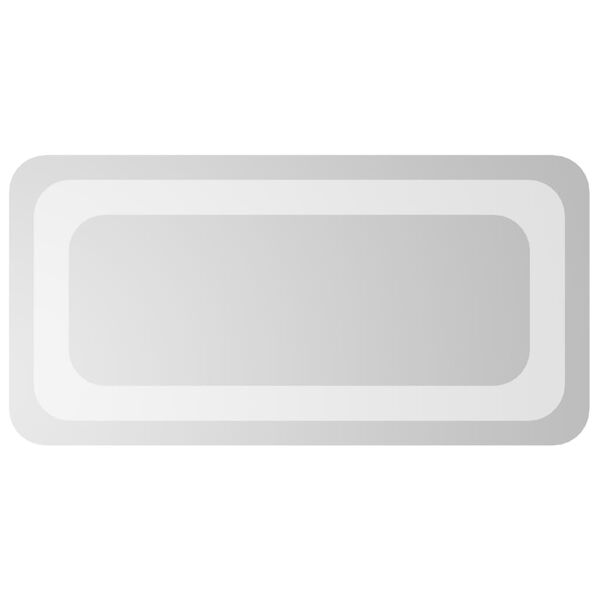 vidaXL LED kúpeľňové zrkadlo 20x40 cm