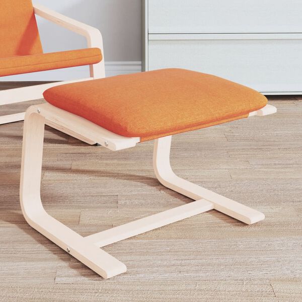 vidaXL Podnožka tmavožltá 51x41x40 cm látková