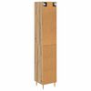 vidaXL Highboard 2 pcs Remeseln&yacute; dub Sklo