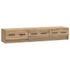 vidaXL TV skrinka 147 x 34,5 x 27 cm Dub artisan Kompozitn&eacute; drevo