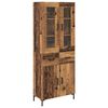 vidaXL Highboard 2 ks Star&eacute; drevo 69,5 x 34 x 180 cm Kompozitn&eacute; drevo