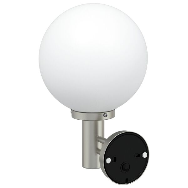 vidaXL Exteriérové nástenné svietidlo 2 pcs Strieborná 28 x 25 x 38 cm