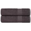vidaXL Utierky na ruky FROGN 2 ks antracitov&eacute; 50x100 cm 360 g/m&sup2;