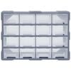 vidaXL Organizér so 16 strednými zásuvkami 52x16x37 cm