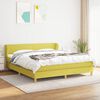 vidaXL Boxspring posteľ s matracom zelen&aacute; 180x200 cm l&aacute;tka