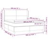 vidaXL Boxspring posteľ s matracom kapuč&iacute;nov&aacute; 180x200 cm umel&aacute; koža