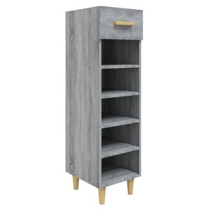 vidaXL Botn&iacute;k siv&yacute; dub sonoma 30x35x105 cm spracovan&eacute; drevo