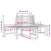 vidaXL Lavičky okolo stromu 2 ks polkruhov&eacute; &Oslash;201 cm teakov&yacute; mas&iacute;v