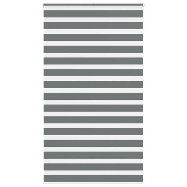 vidaXL Zebra roleta tmavo&scaron;ed&aacute; 125x230 cm &scaron;&iacute;rka l&aacute;tky 120,9cm polyester