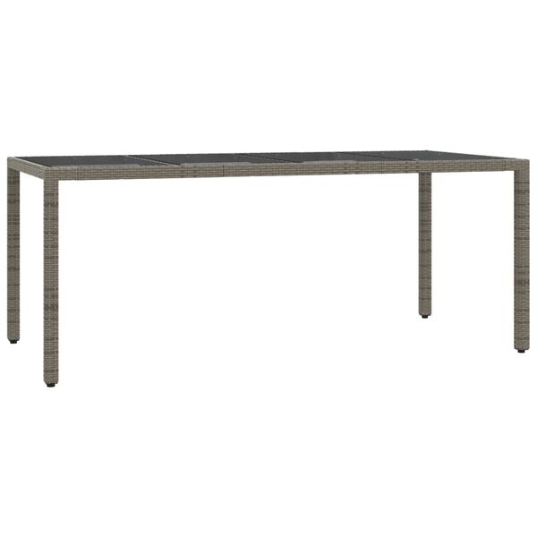 vidaXL 7-dielna z&aacute;hradn&aacute; jed&aacute;lensk&aacute; sada s podložkami siv&aacute; polyratan