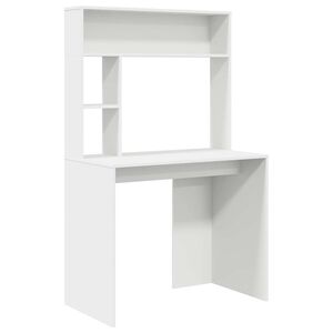 vidaXL St&ocirc;l Biela 91 x 50 x 149 cm Kompozitn&eacute; drevo