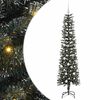 vidaXL Umel&yacute; vianočn&yacute; stromček Zelen&aacute; 180 cm PVC, plast a oceľ