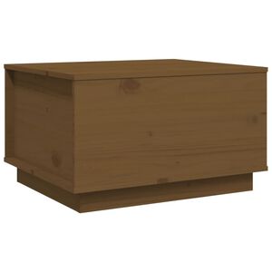 vidaXL Konferenčn&yacute; stol&iacute;k medovo-hned&yacute; 60x50x35 cm borovicov&yacute; mas&iacute;v