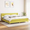 vidaXL Boxspring posteľ s matracom zelen&aacute; 200x200 cm l&aacute;tka