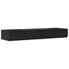 vidaXL Z&aacute;suvky pod posteľ Čierny dub 120 x 36,5 x 16,5 cm