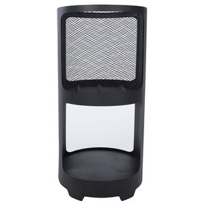 RedFire Ohnisko Buffalo 44x90cm matná čierna oceľová