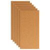 vidaXL Korkov&aacute; Doska 6 pcs Hned&aacute; 100 x 50 cm Korok