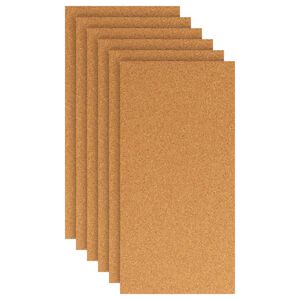 vidaXL Korkov&aacute; Doska 6 pcs Hned&aacute; 100 x 50 cm Korok