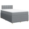 vidaXL Boxspring posteľ s matracom bledosiv&aacute; 120x200 cm l&aacute;tka