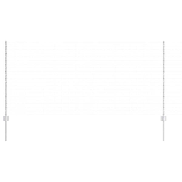 vidaXL Stĺp na plot. 44 pcs Strieborn&aacute; 160 cm Oceľ