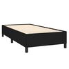 vidaXL Posteľn&yacute; r&aacute;m boxspring s matracom čierny 90x200 cm l&aacute;tka
