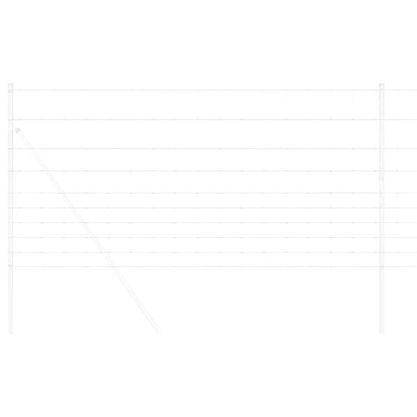 vidaXL Pastiersky plot Strieborná 50 x 1,2 m Pozinkovaná oceľ