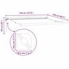 vidaXL Markíza Biela 3,5 x 2,5 m Kov