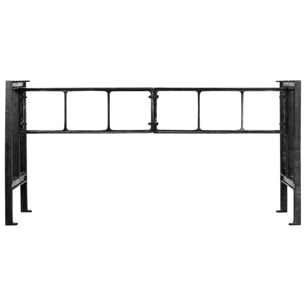 vidaXL Nohy pre jed&aacute;lensk&yacute; st&ocirc;l 150x68x73 cm liatina železa