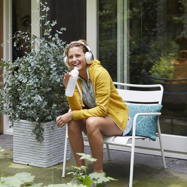 Capi Kvetináč Nature Row slonovinový 30x30 cm štvorcový KRWI902