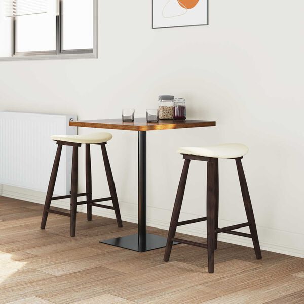 vidaXL Jed&aacute;lensk&eacute; stoličky 2 pcs Svetlohned&aacute; 46 x 37 x 63 cm