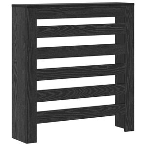 vidaXL Kryt radi&aacute;tora Čierny dub 78 x 20 x 82 cm Kompozitn&eacute; drevo