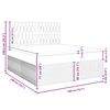 vidaXL Boxspring posteľ s matracom tmavosiv&aacute; 200x200 cm l&aacute;tka