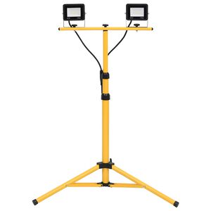 vidaXL LED reflektor so stat&iacute;vom 2x20 W studen&eacute; biele svetlo