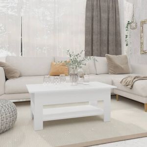vidaXL Konferenčn&yacute; stol&iacute;k biely 102x55x42 cm drevotrieska